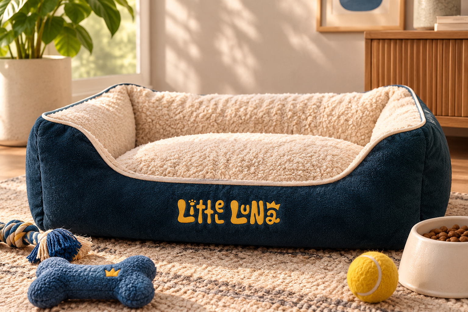Cama aconchegante Little Luna para cães — Little Luna